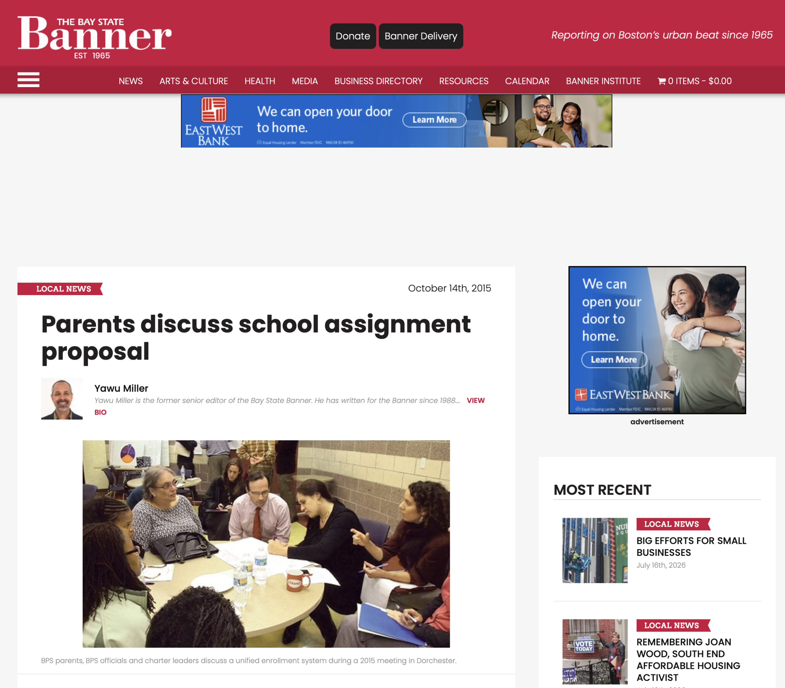 Commonwealth Beacon screenshot link to article
